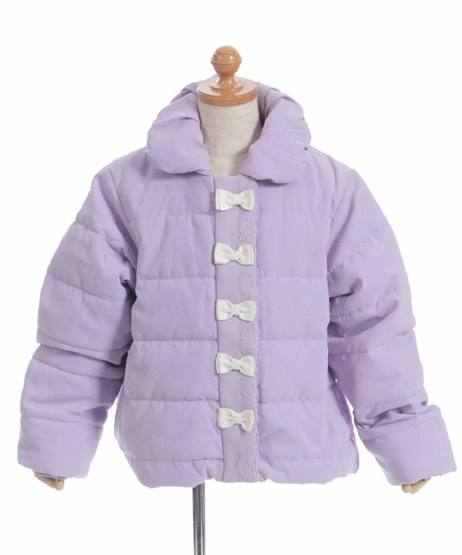 Много лент на пальто Axes femme kids, Lavender