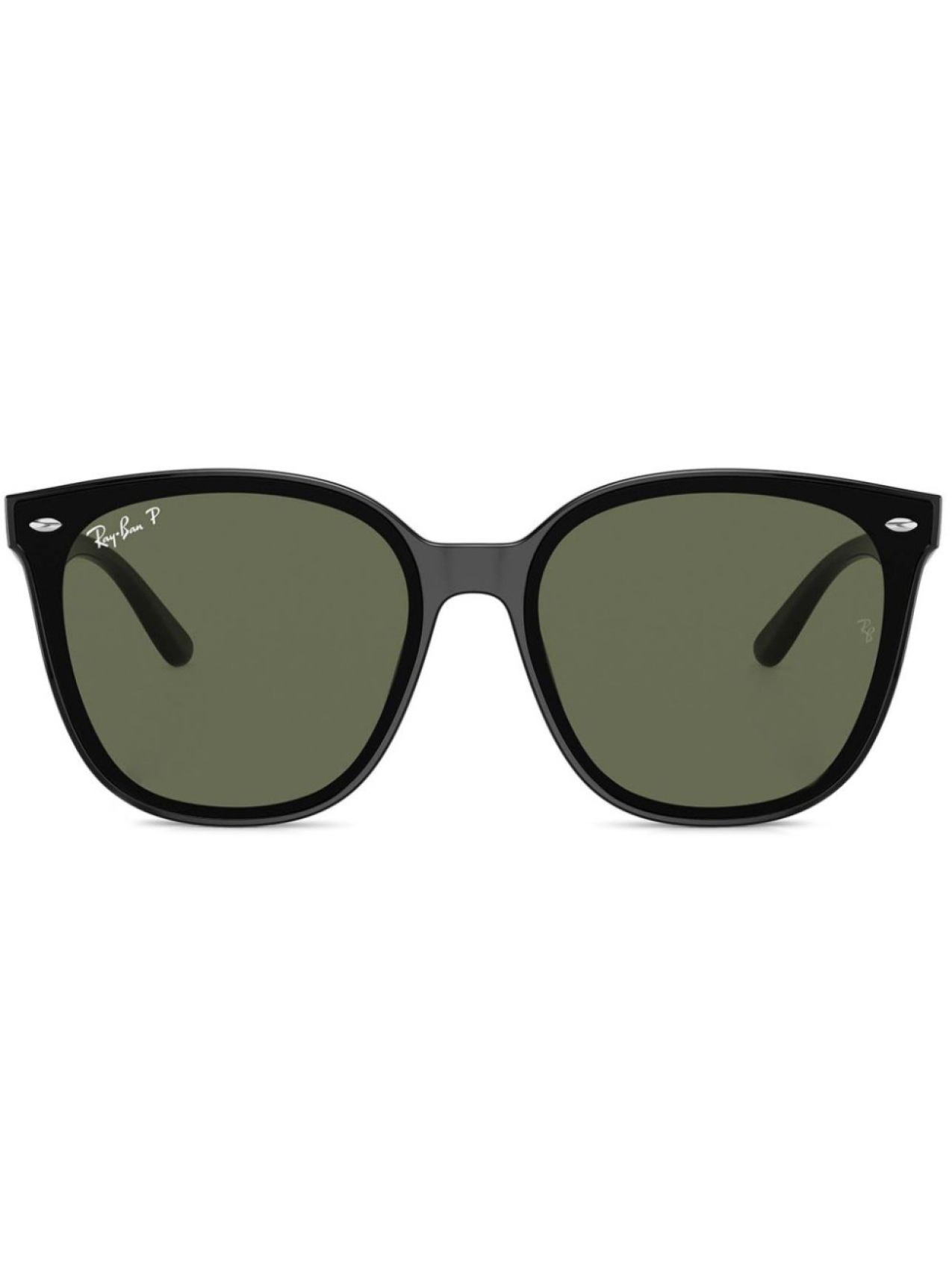 

Солнцезащитные очки в квадратной оправе Ray-Ban, черный