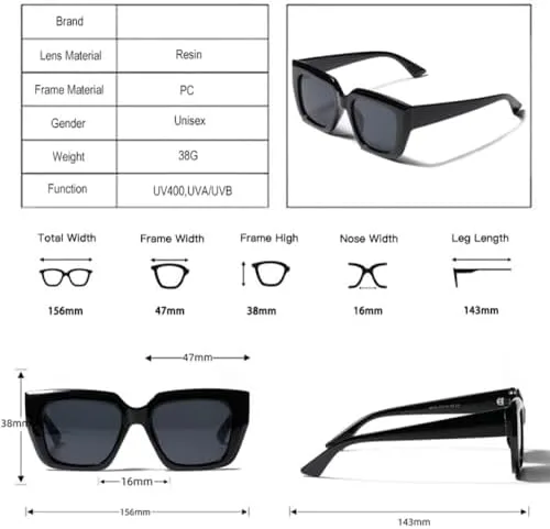 

Модные женские солнцезащитные очки 2027 года: винтажные розовые очки цвета желе, трендовые мужские квадратные солнцезащитные очки UV400 MTZJH, White Gray