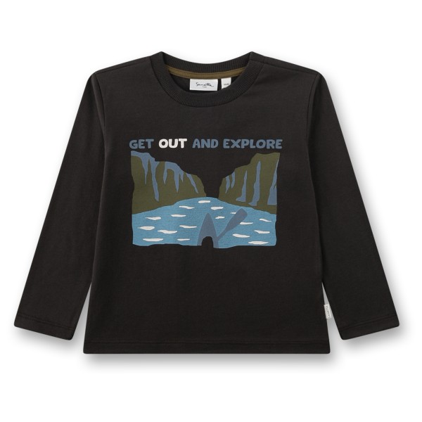 

Детская рубашка 12301 - длинный рукав Sanetta, Lakritze