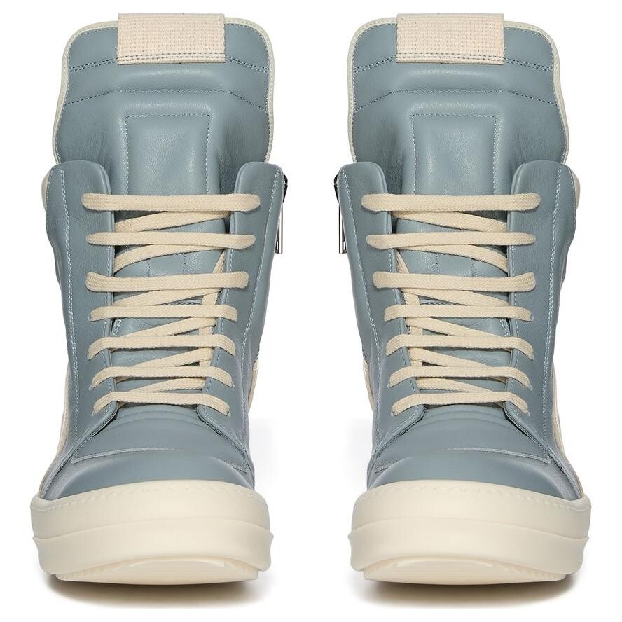Кроссовки для скейтбординга женские высокие синие Rick Owens — фото 3