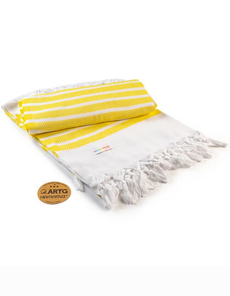 

Полотенце A&R Hamamzz Marmaris De Luxe Towel AR056 Разноцветный Светло-Оранжевый/Белый 100 x 180 см A & R