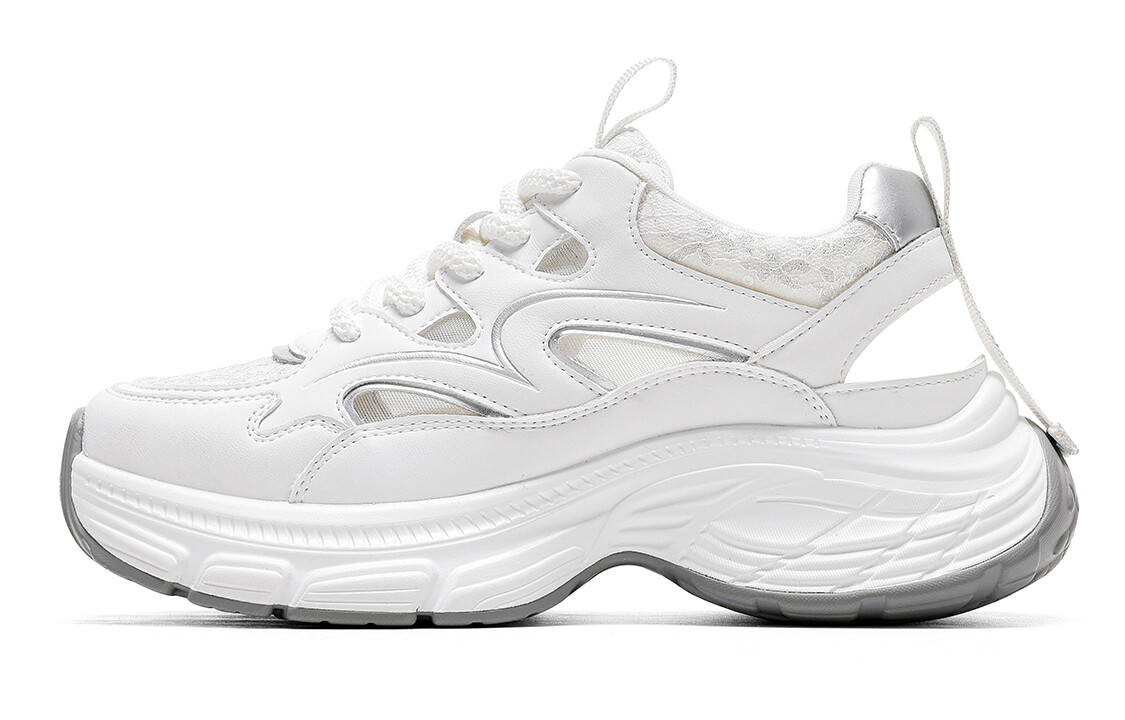 

Кроссовки CВ°BANNER Chunky Sneakers Women's Low-Top White, Белый, Кроссовки CВ°BANNER Chunky Sneakers Women's Low-Top White