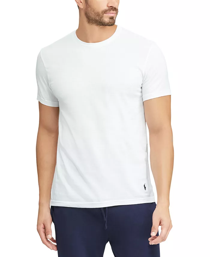 Мужские классические майки, 3 шт Polo Ralph Lauren, мультиколор — фото 2