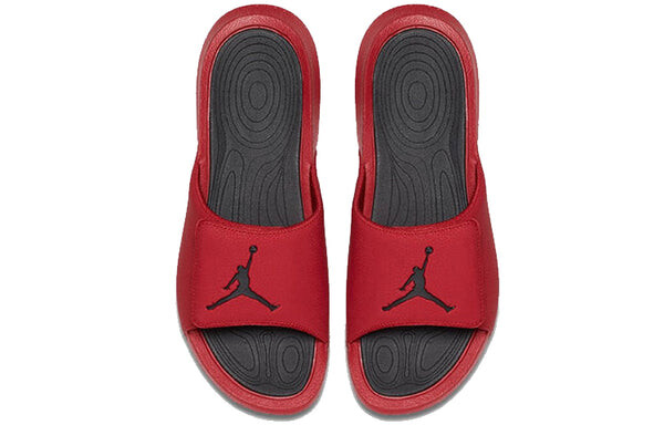 Тапочки Air Jordan Hydro 6 Slide 'Gym Red Black', красный — фото 3