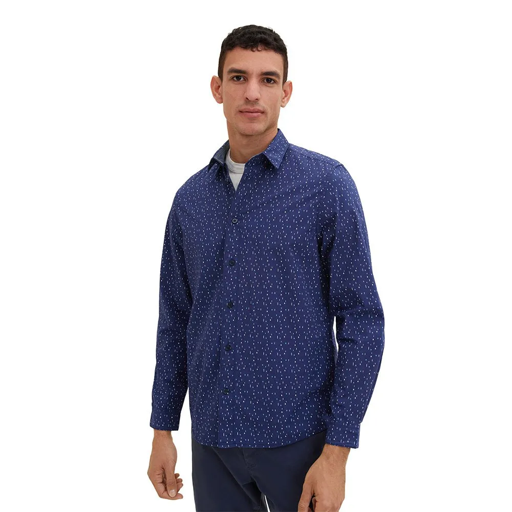 

Рубашка Tom Tailor Printed 1037062, синий