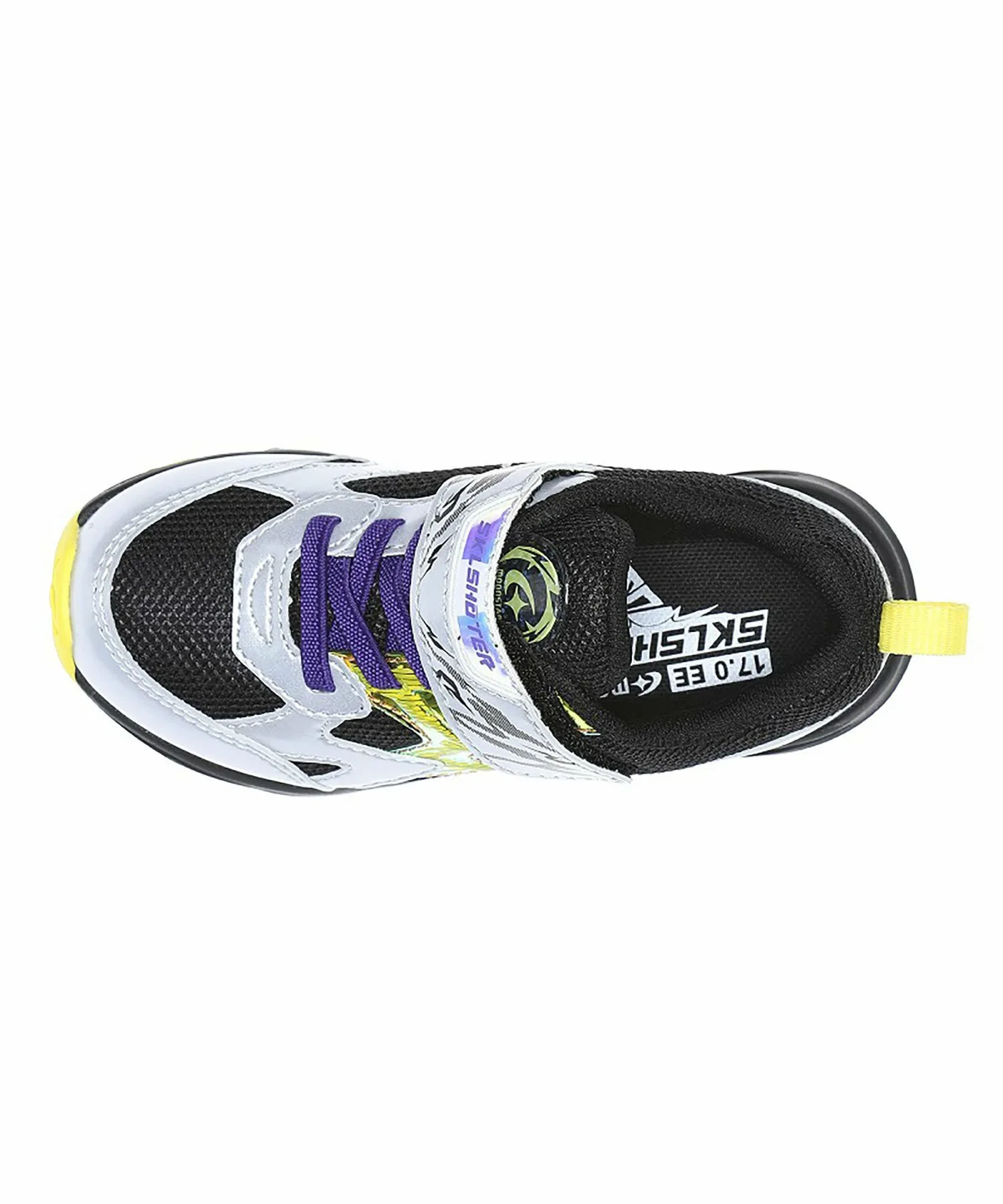 Детские кроссовки MoonStar SK 0080 серебристо-черного цвета Sklshoter, Silver/Black — фото 3