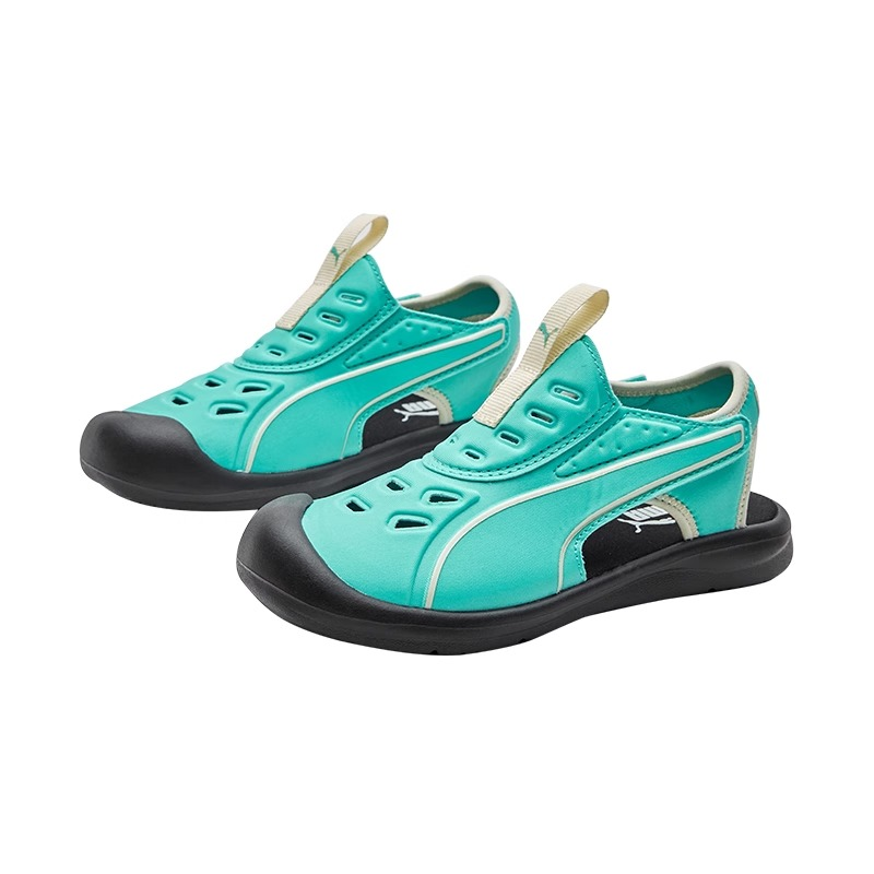Детские сандалии Aquacat Low Top для детей от 3 до 7 лет PUMA, аквамарин/синий/кремовый — фото 3