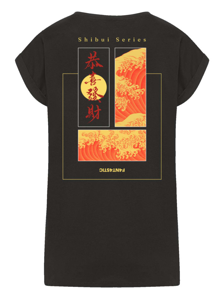 

Футболка с удлиненными плечами Shibui Series Japan Streetstyle черного цвета F4NT4STIC, Черный, Футболка с удлиненными плечами Shibui Series Japan Streetstyle черного цвета F4NT4STIC