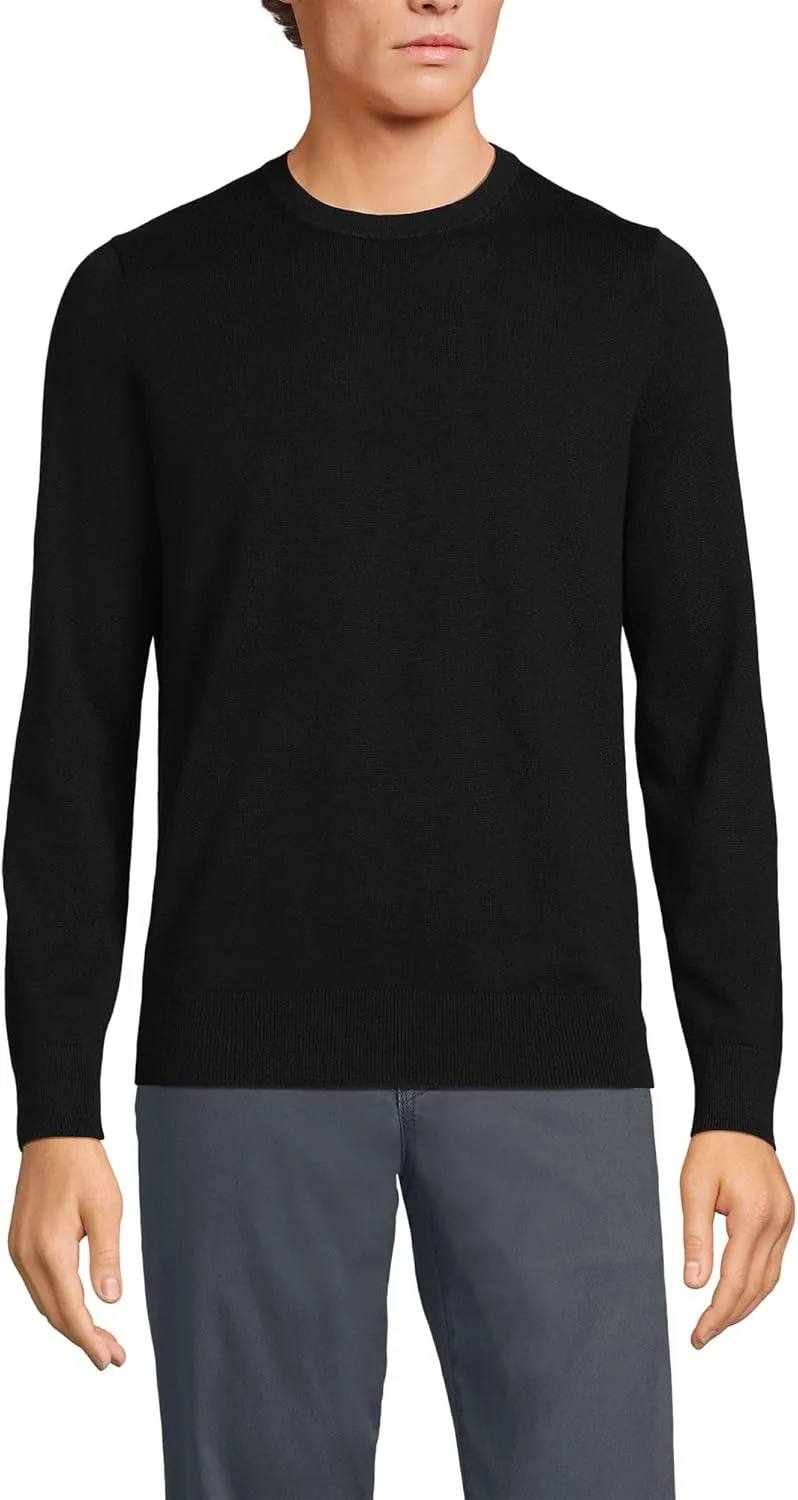 

Толстовка Lands' End Fine Gauge Cotton Crew Neck