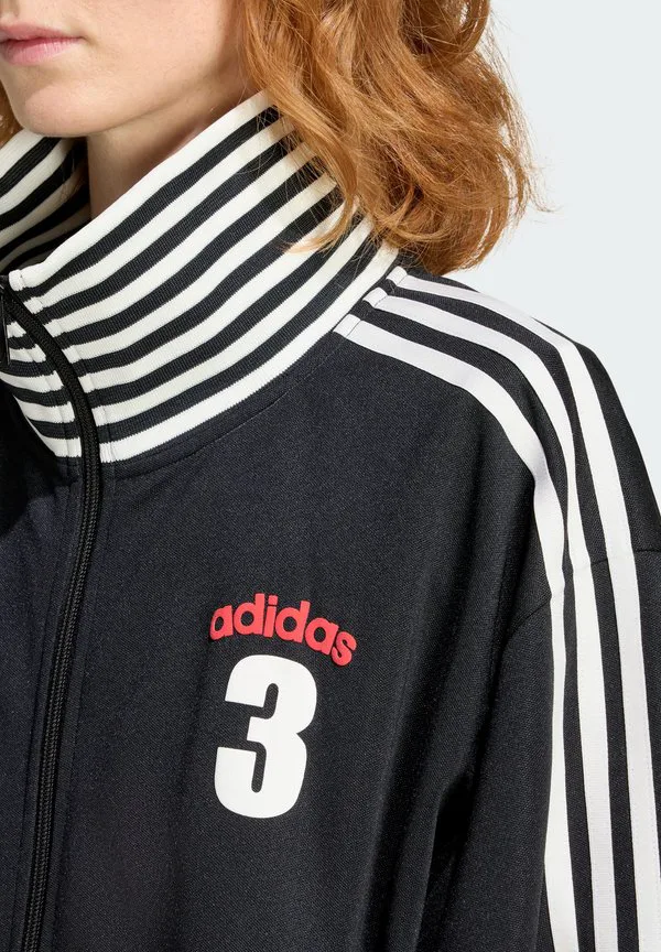 Винтажная толстовка на молнии Adidas Originals, Black — фото 3