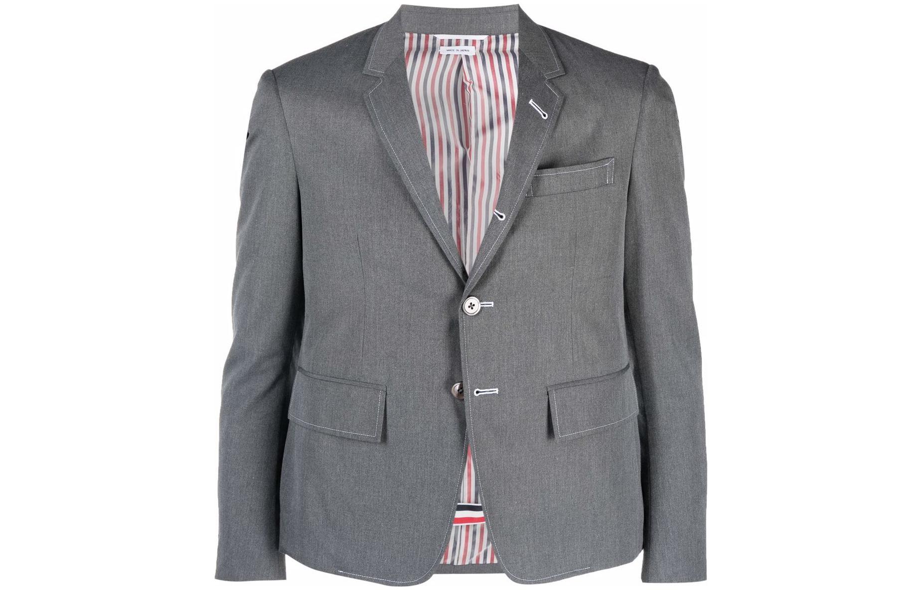 

THOM BROWNE Мужской деловой костюм серый, Gray