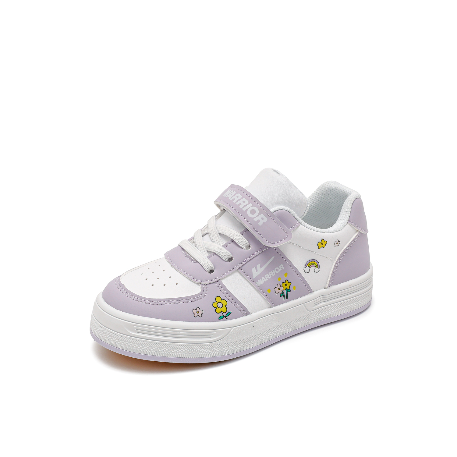 

Амортизирующие устойчивые к истиранию нескользящие низкие детские кроссовки для скейтбординга WARRIOR, фиолетовый