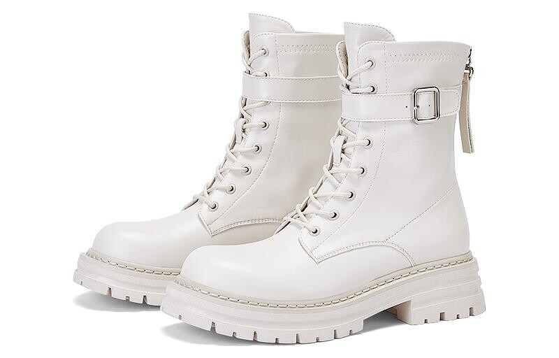 Ботинки женские Daphne Martin Boot на шнуровке, коричневый — фото 4