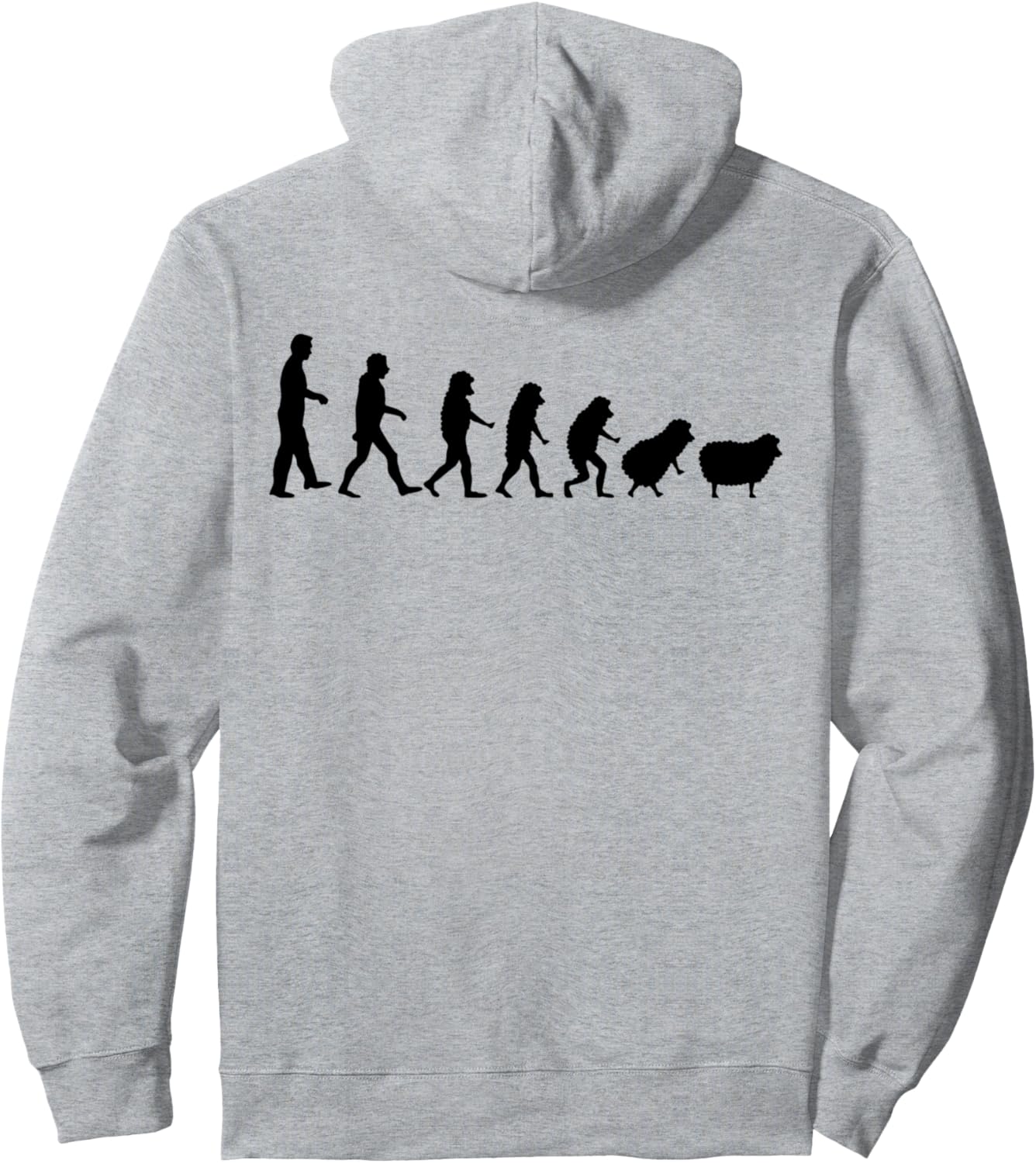 

Толстовка с изображением овцы и символикой теории заговора Flock Of Sheep Freedom Funny Gift, серый