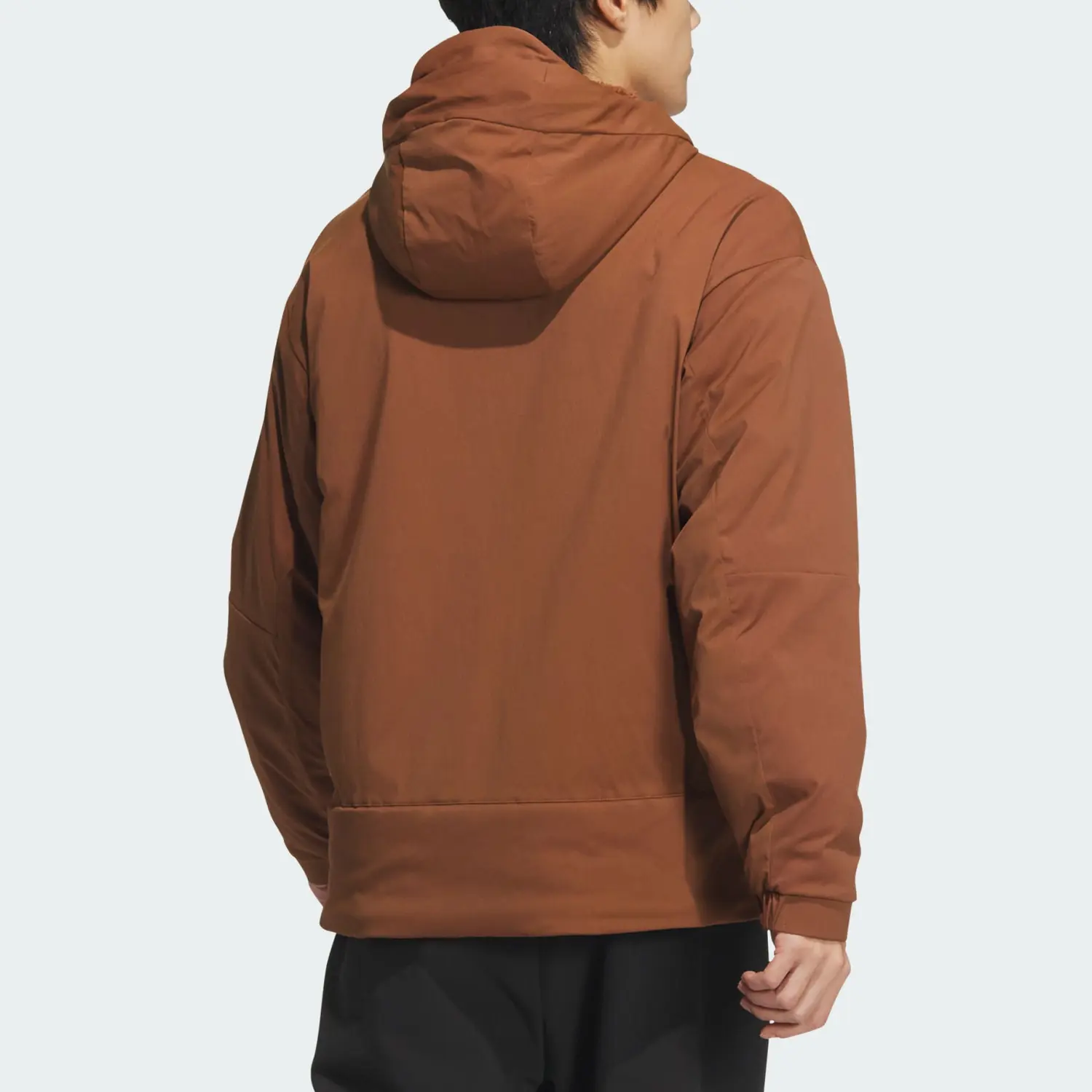 Куртка U SPA FZ HD Unisex Темно-коричневая Adidas — фото 4