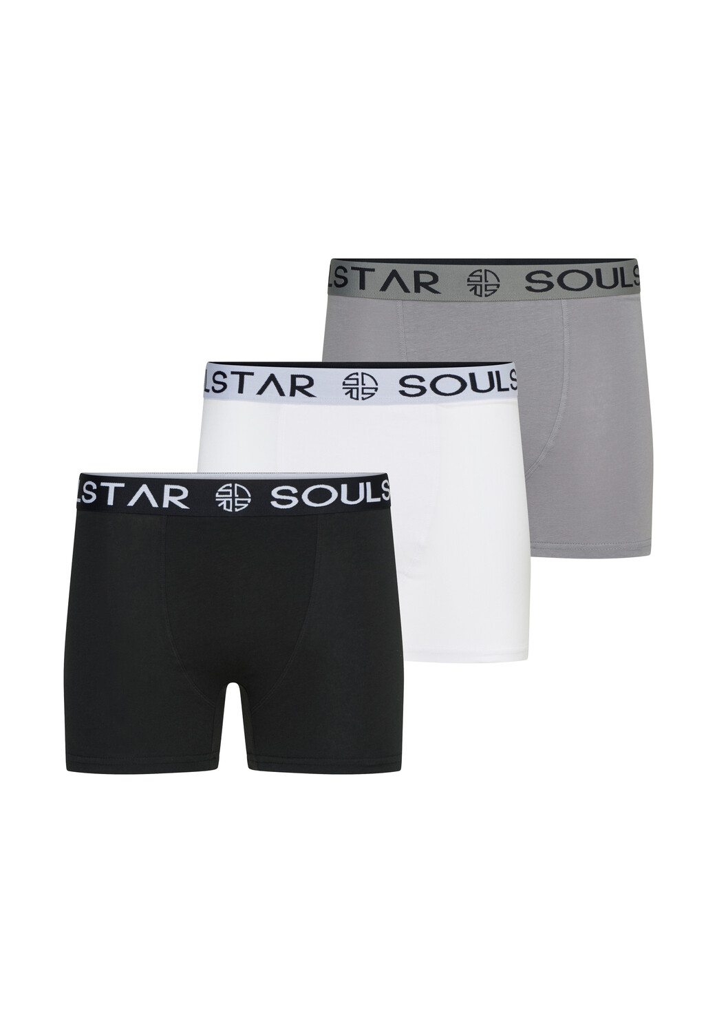 

Боксеры SOUL STAR Boxershorts - MUBOXER3, цвет Black_Grey_White
