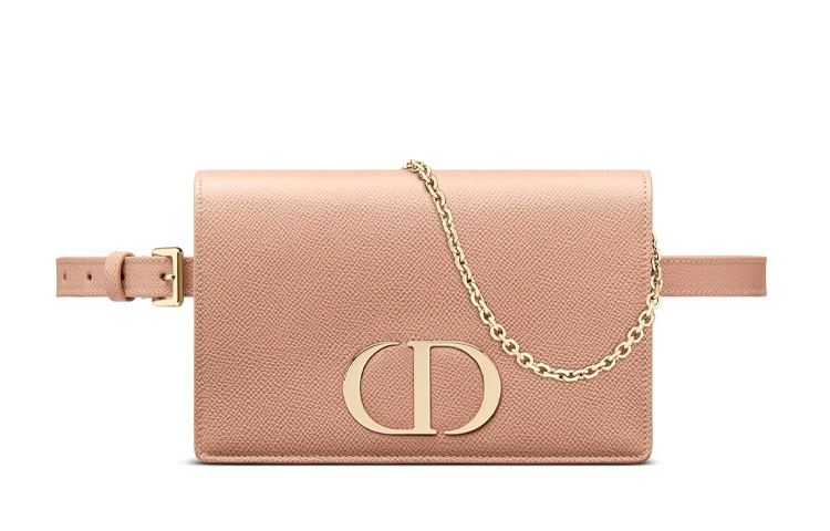 

DIOR Женская Футболка Розовая Кожаная Поясная Сумка