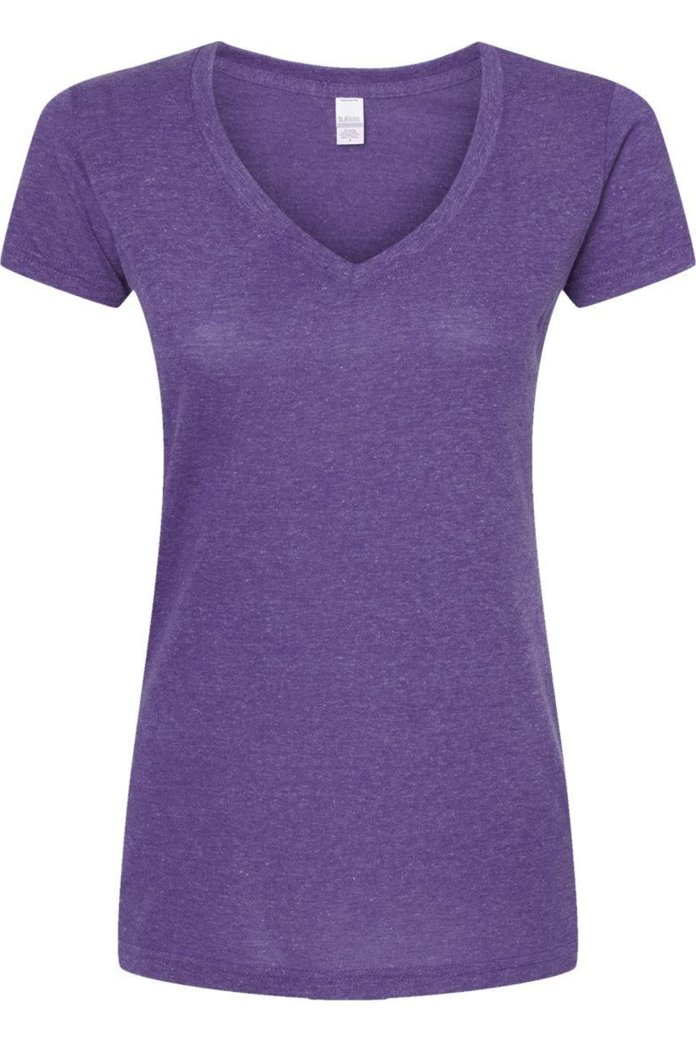 

Женская футболка Tultex Poly-Rich с V-образным вырезом, цвет heather purple