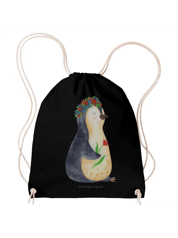 

Спортивная сумка Mr. & Mrs. Panda, черный