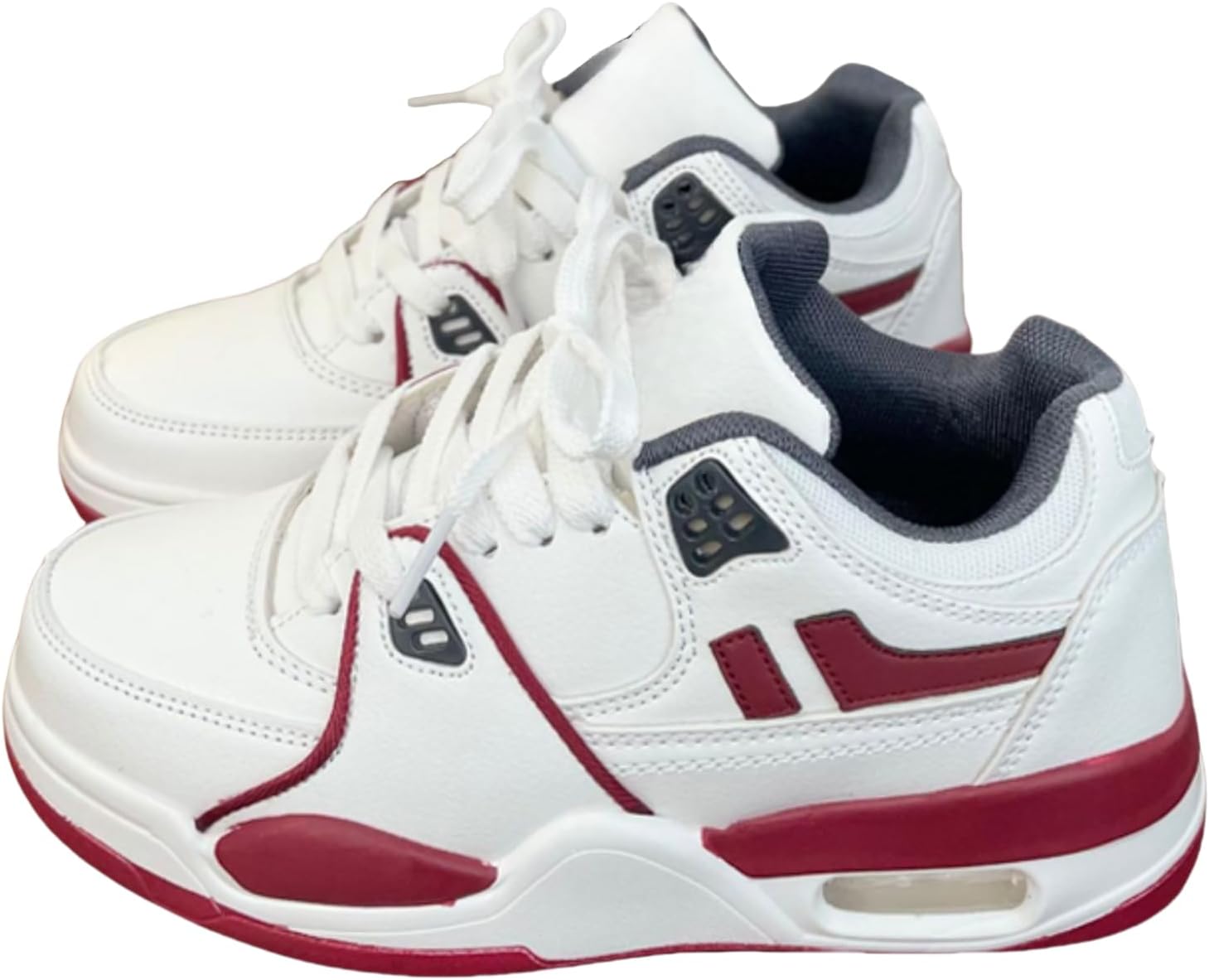 

Кроссовки с толстой подошвой и воздушной подушкой, Ретро стиль Y2K, Удобная обувь для ходьбы, Идеально для повседневных нарядов и ежедневной носки Krviuoe, красный