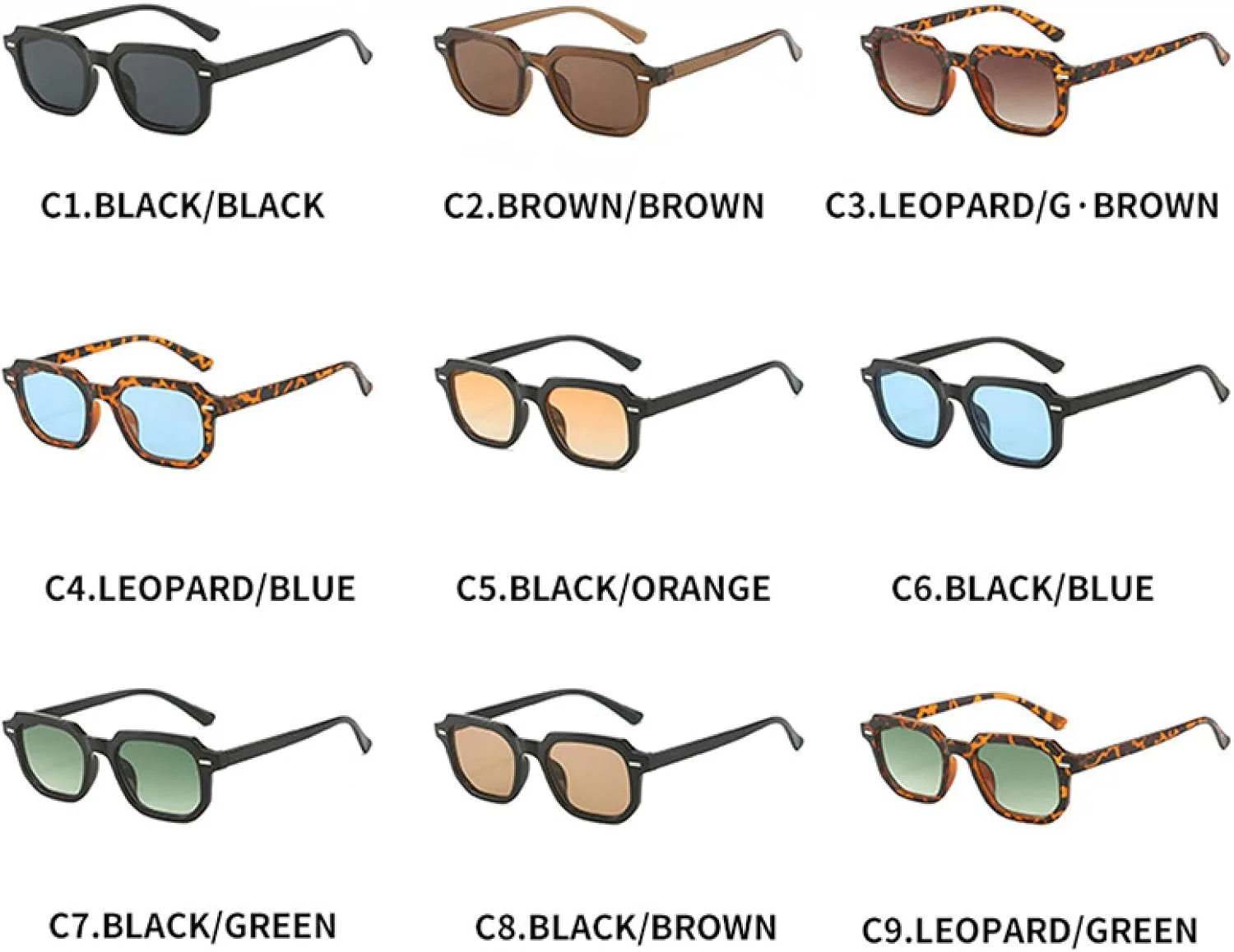 

Солнцезащитные очки с защитой от УФ-излучения UV400 | Линзы Rivet Blue | Для женщин и мужчин, для занятий спортом на открытом воздухе и вождения DSVIGF, 06