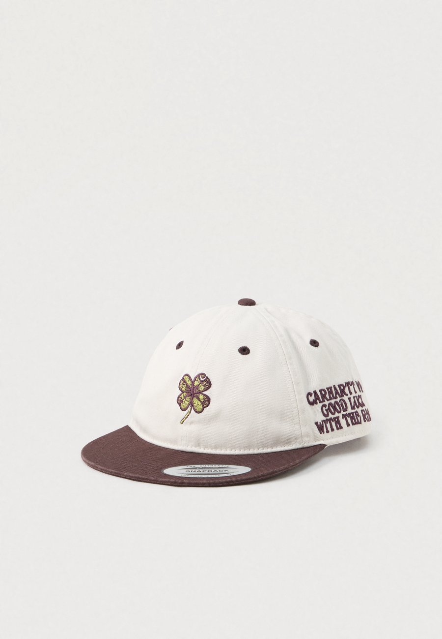 

Бейсболка Carhartt WIP CLOVER CAP UNISEX, Wax/Palisander/Off-White