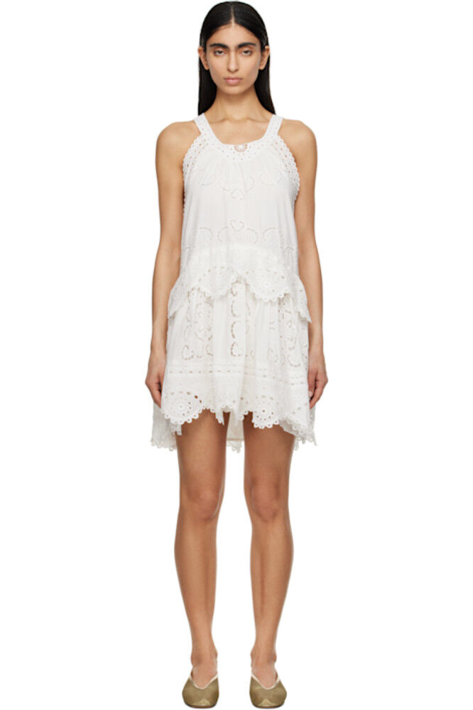 

Белое мини-платье Dahlia Tank SEA NY