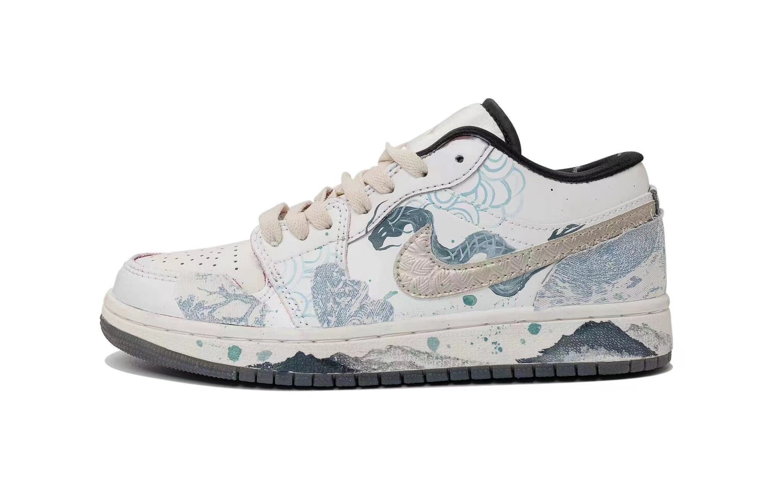 

Jordan Air Jordan 1 Обувь для скейтбординга унисекс, White