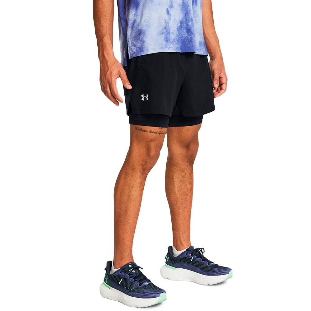

Шорты Under Armour Launch 5in 2-in-1, синий