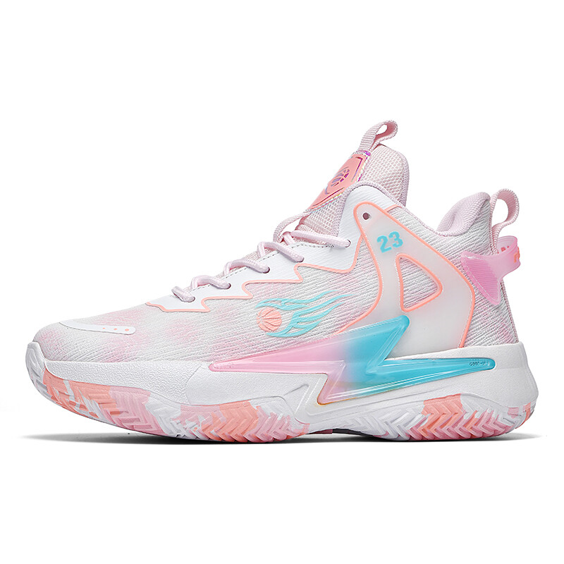 

Баскетбольные кроссовки Basketball Shoes Unisex Mid-Top Atay, белый/фиолетовый