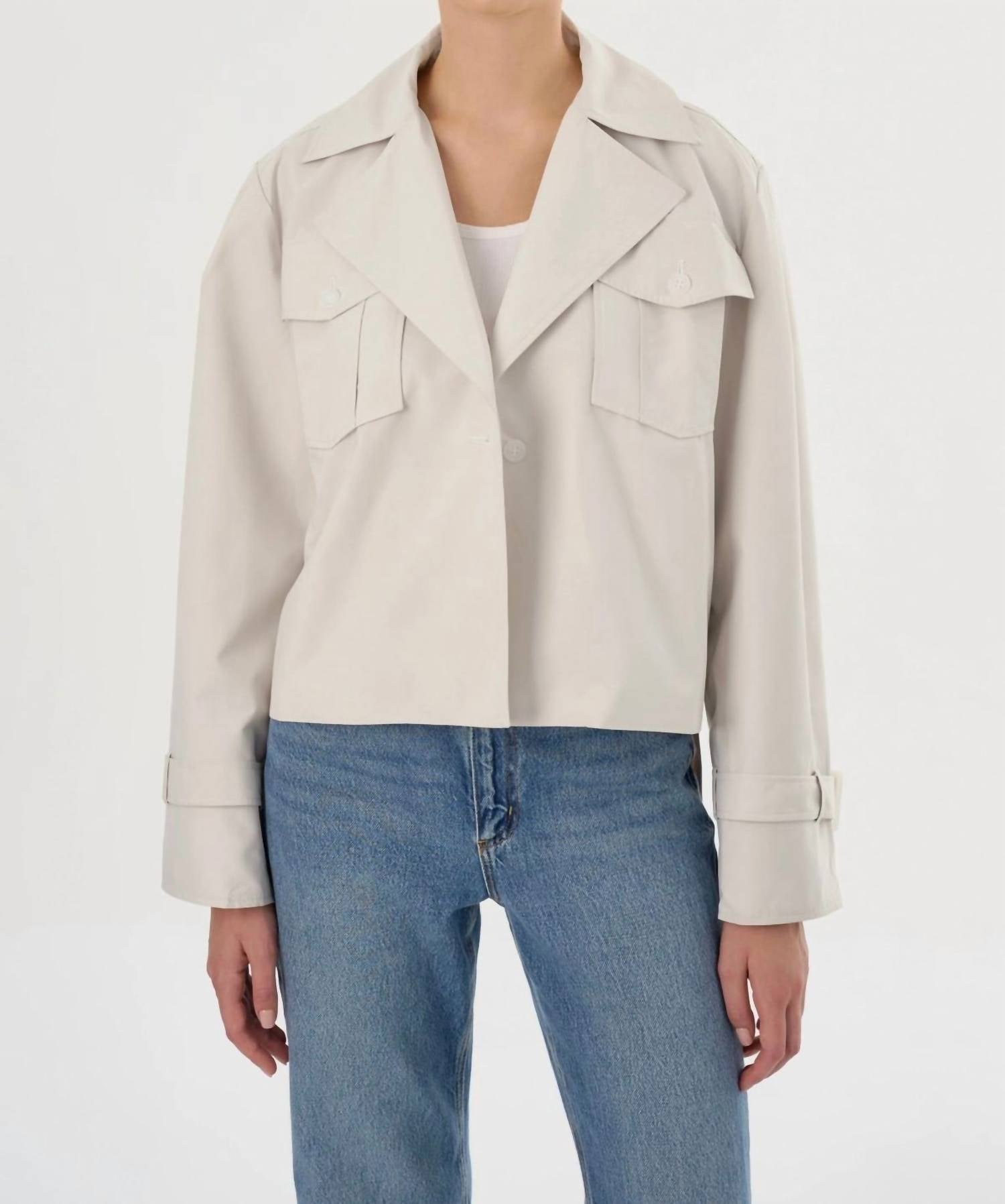 

Короткое пальто Quinn в цвете шепот белый Lamarque