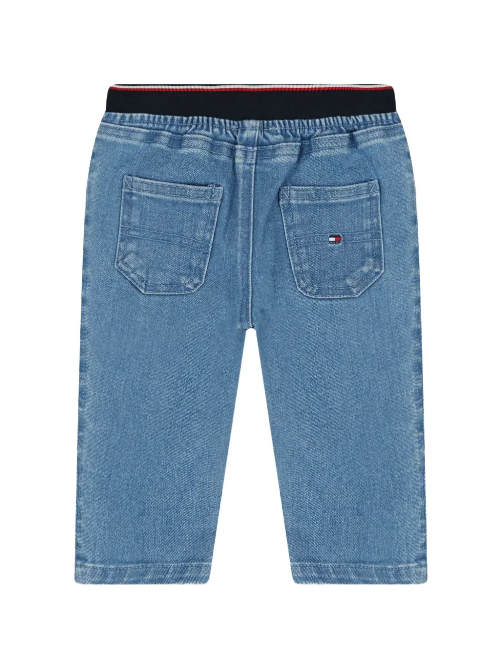 Джинсы с эластичным поясом Tommy Hilfiger Junior, синий — фото 2