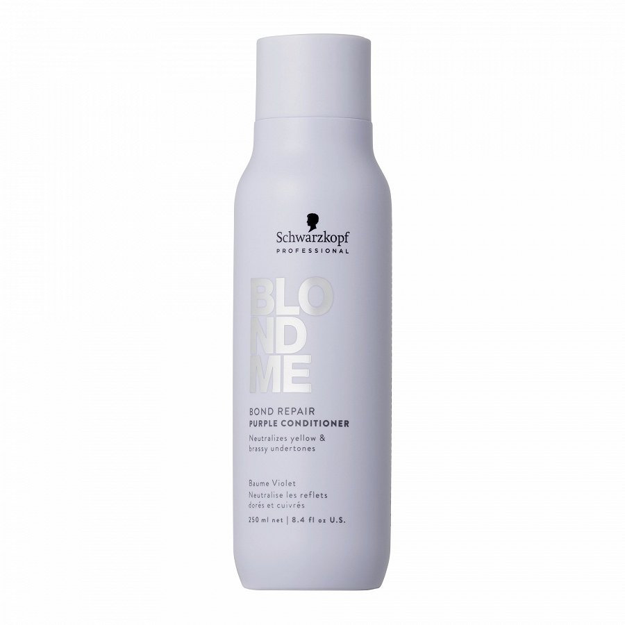 

Кондиционер для волос, нейтрализующий желтизну blondme bond repair purple conditioner Schwarzkopf Professional, 250 мл