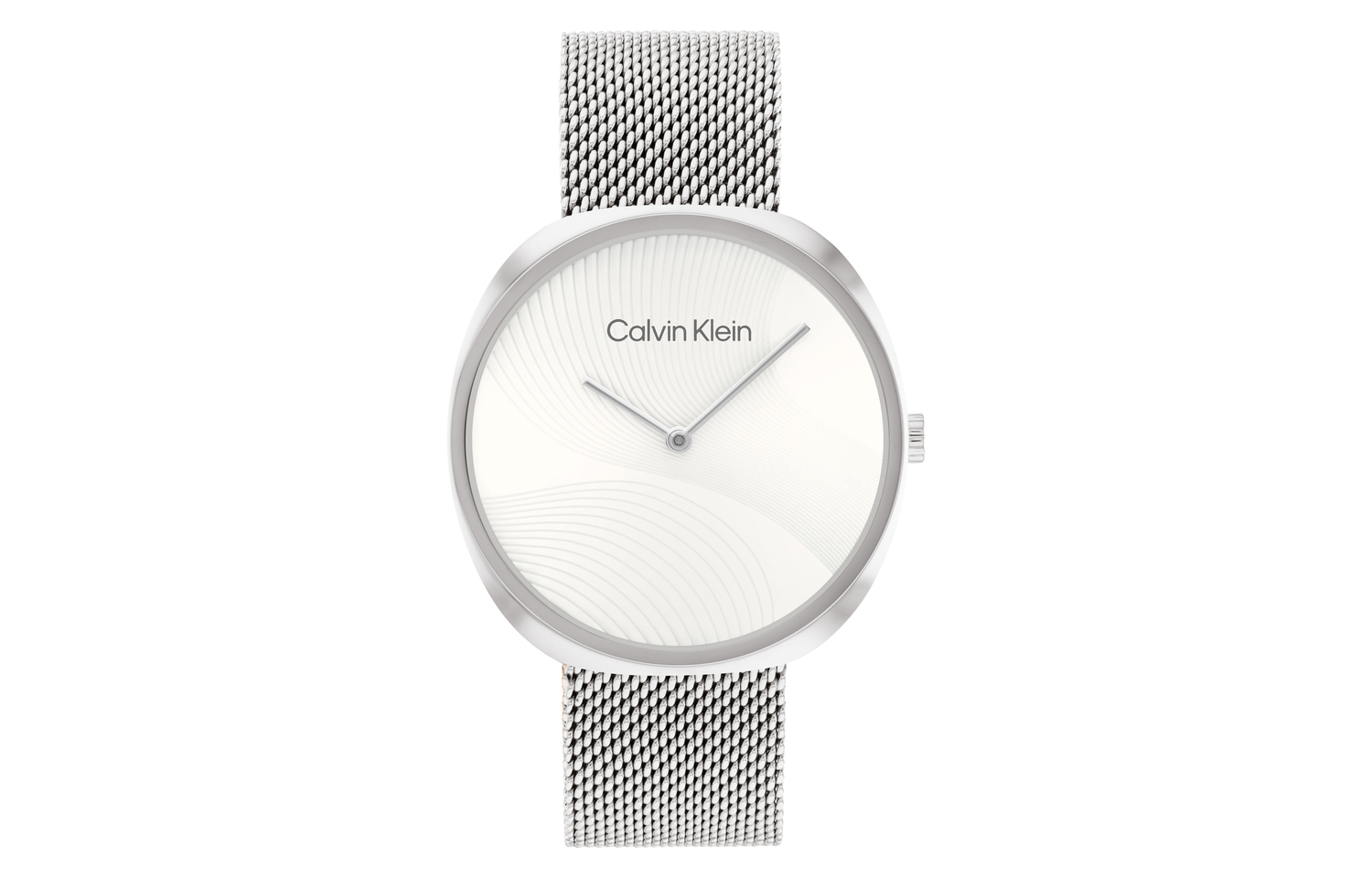 

Calvin Klein Часы CK/ Wrist Watch, кварцевый механизм, браслет из нержавеющей стали, диаметр 36.6 мм, серебристый циферблат, женские