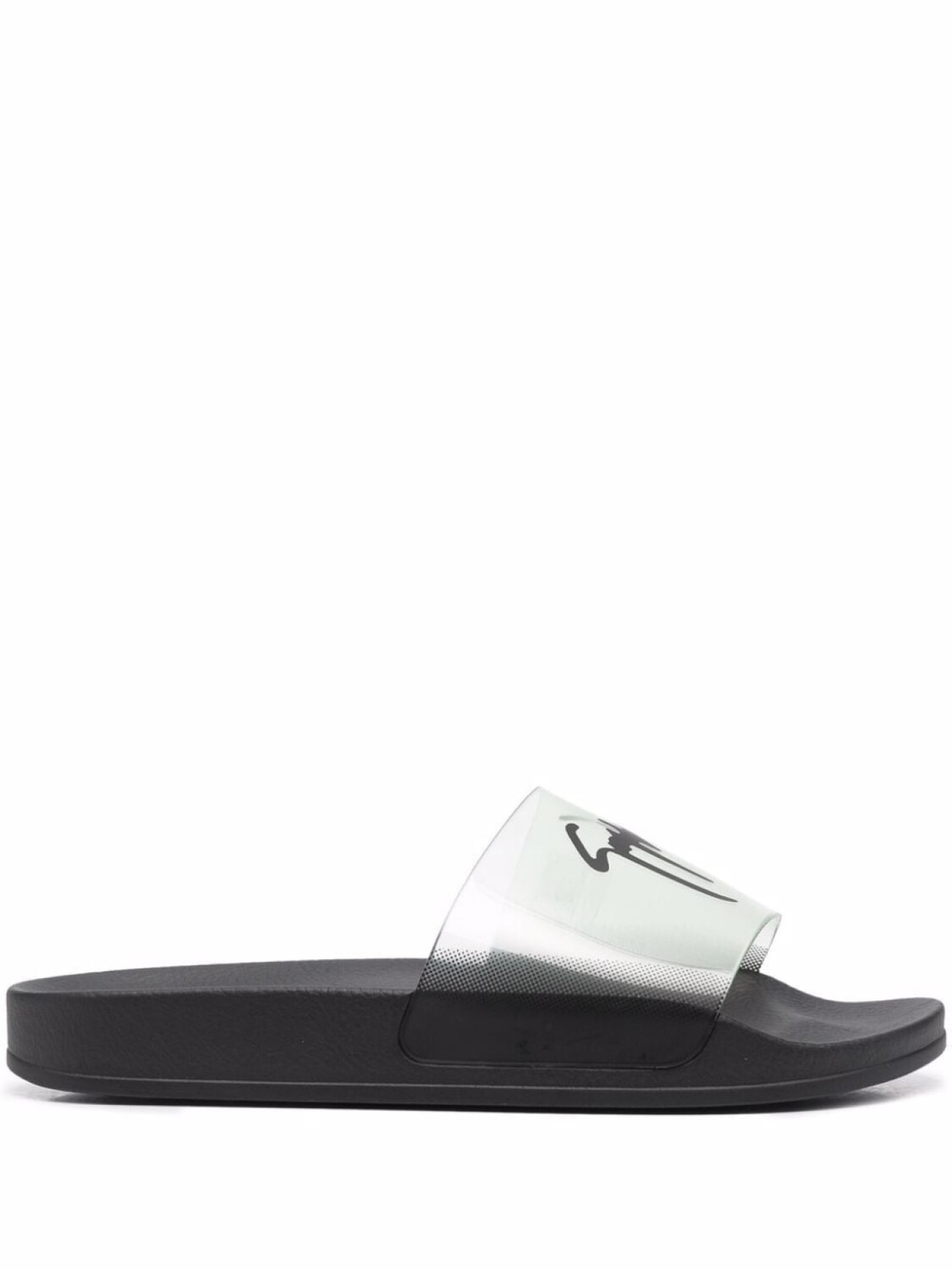 

Giuseppe Zanotti шлепанцы с логотипом, черный