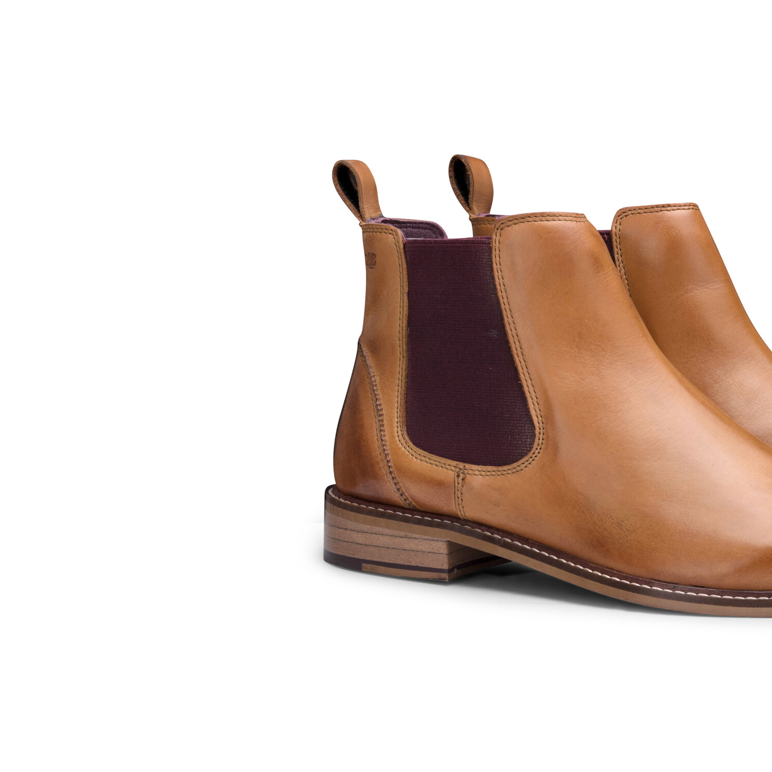 Классические ботинки челси из коричневой кожи London Brogues, коричневый — фото 3