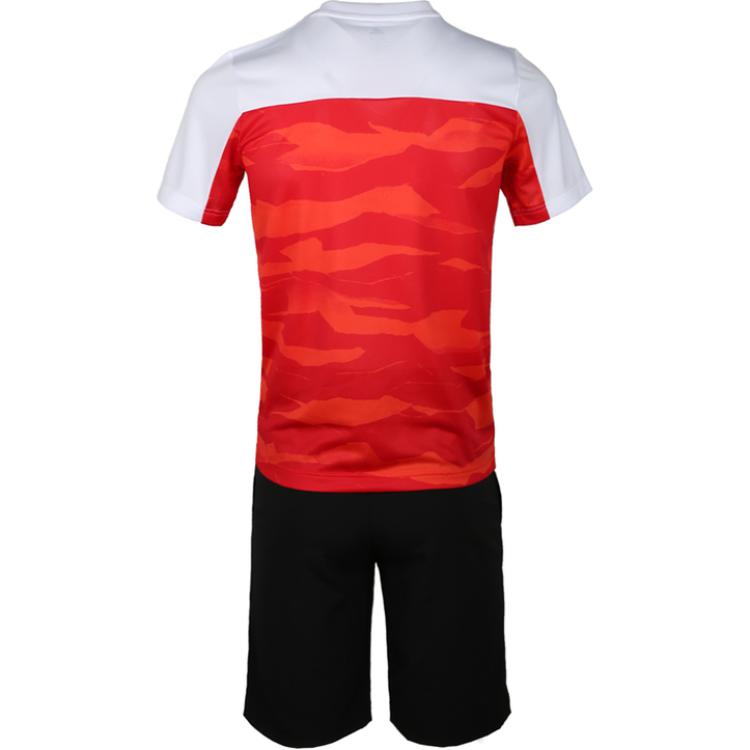 Повседневная спортивная красная детская футболка Adidas — фото 3