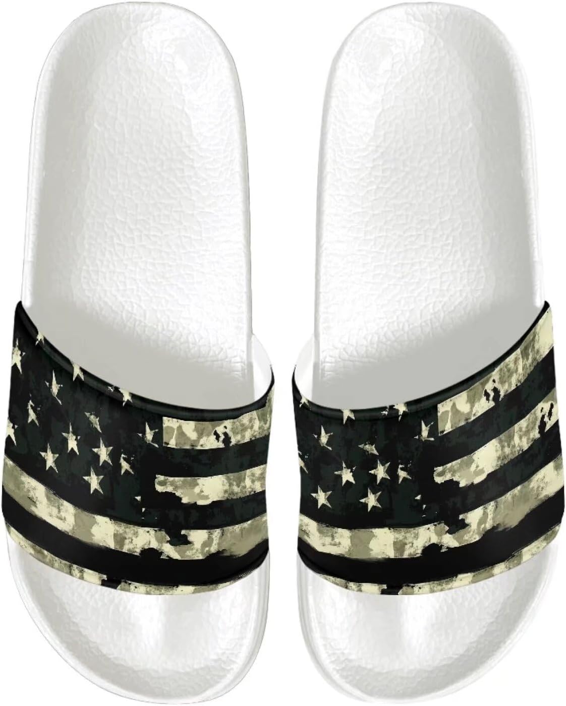 

Мужские шлепанцы, нескользящие, быстросохнущие, мягкие, легкие, для душа, с открытым носком, белая подошва Pugasmiru