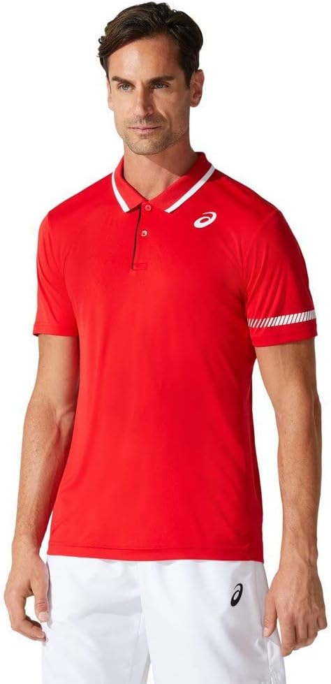 

Мужская теннисная футболка-поло ASICS 2041A138, красный