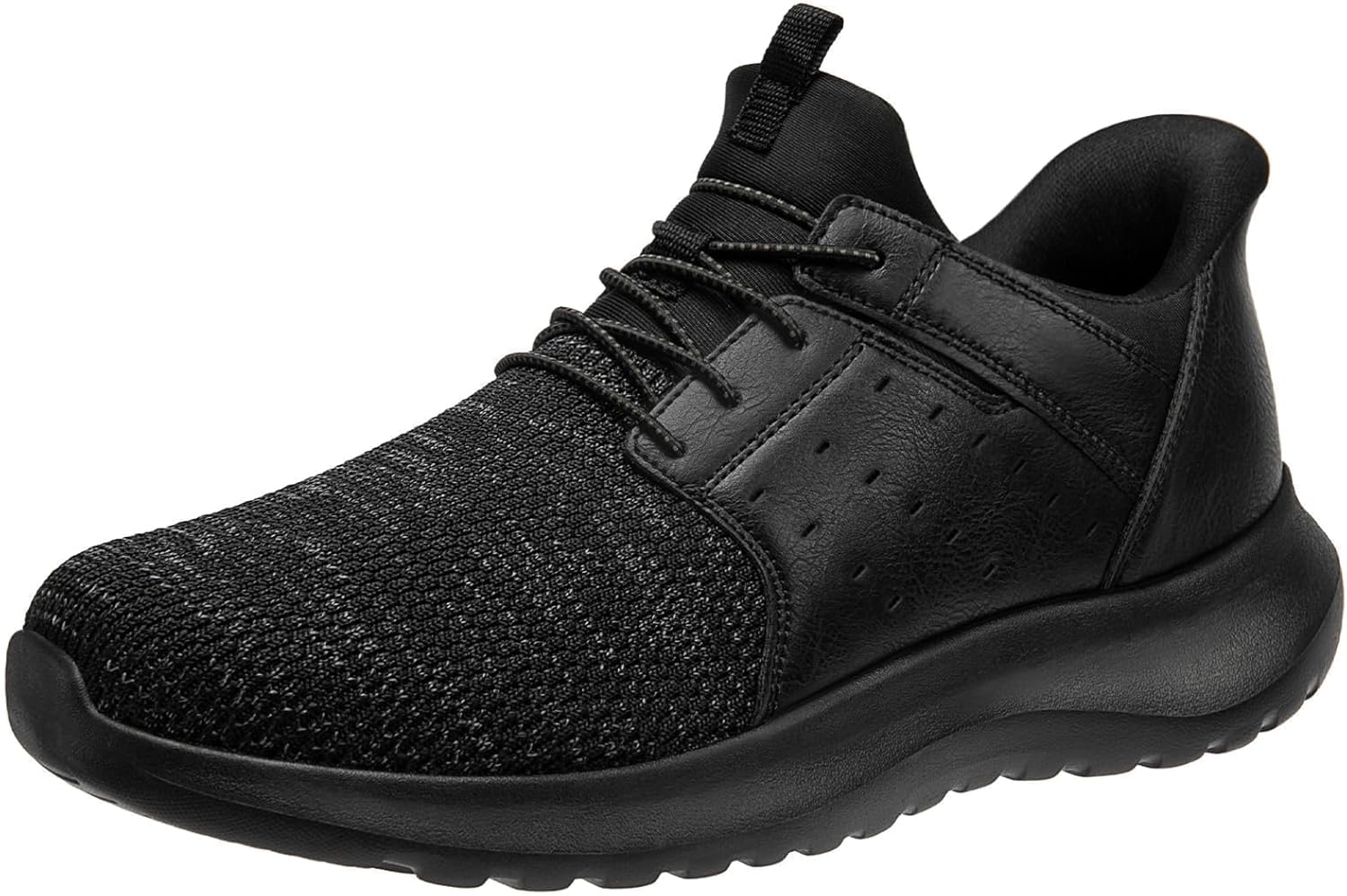 

Мужские кроссовки без шнурков для ходьбы, повседневные, с поддержкой свода стопы, с памятью формы, сетчатые, легкая амортизация, модные, дышащие, стильные, черные, белые, кремовые, серые Boveshorn