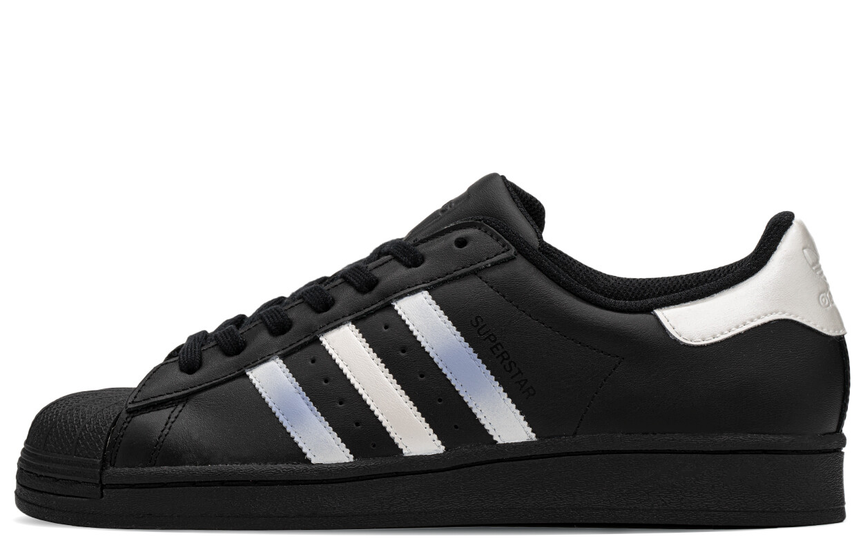 

Кроссовки adidas originals Superstar Series Skateboarding Shoes Unisex Low-top Black/silver, черный/серебряный