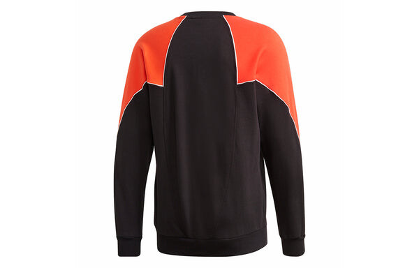 Толстовка adidas originals B Trf Ab Crew Colorblock Casual Sports Pullover Black, черный — фото 2