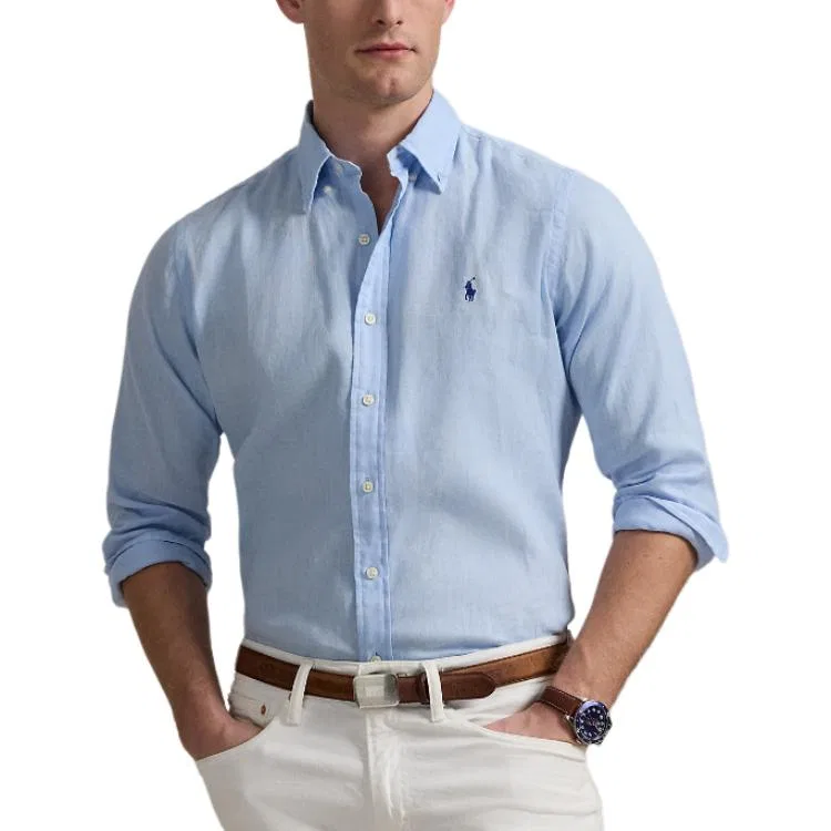 Рубашка с принтом Polo Pony Polo Ralph Lauren, Blue — фото 4