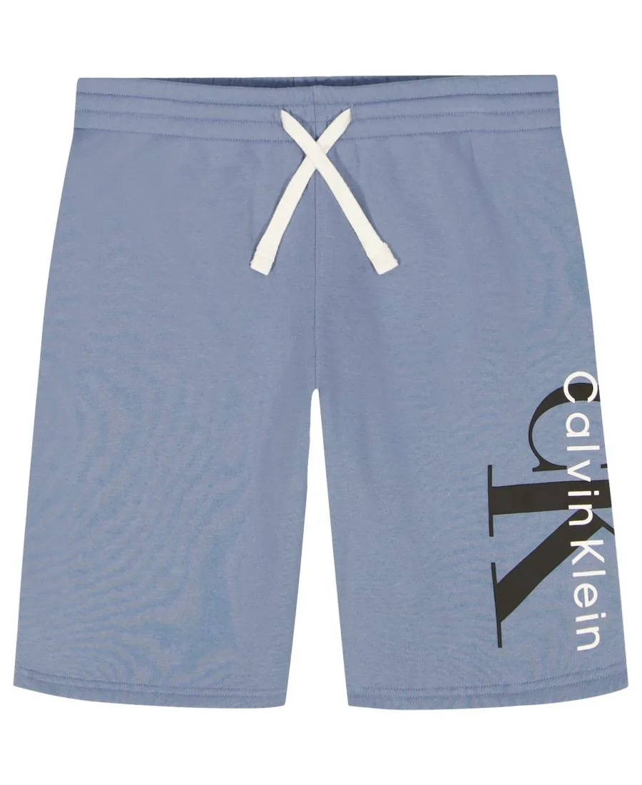 Детские шорты CK Graphic Knit Pull-On Shorts (размер 8-20) из трикотажа с графическим принтом Calvin Klein, Infinity — фото 3