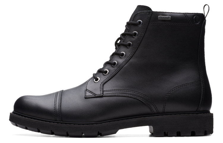 

Clarks Короткие мужские ботинки Martin до середины голени, черные