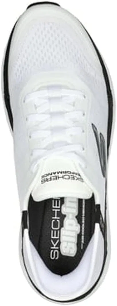 Мужские кроссовки Skechers Max Cushioning Slip-ins - спортивные кроссовки для тренировок, бега и ходьбы с эффектом памяти, White — фото 3