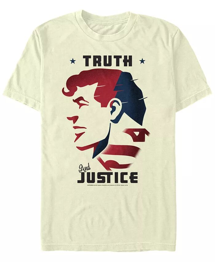 

Футболка с коротким рукавом DC Men's Superman Truth and Justice Fifth Sun