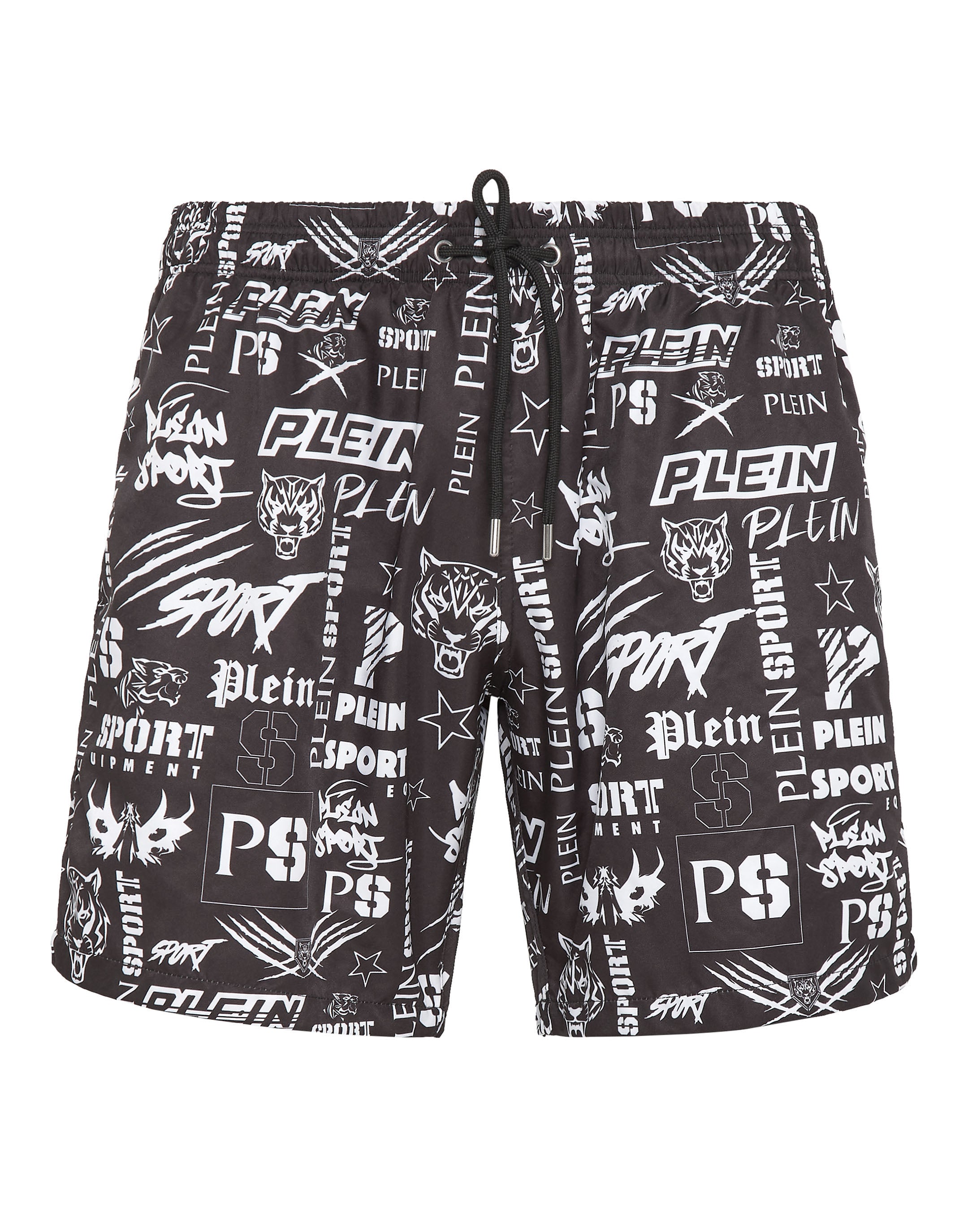 

Пляжная одежда Короткие брюки PLEIN SPORT, черный/белый