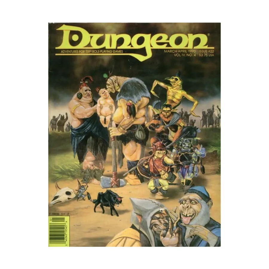 

Журнал #22 "3 AD&D, 1 D&D & 1 Dragonlance Adventure", Dungeon Magazine #01 - #50